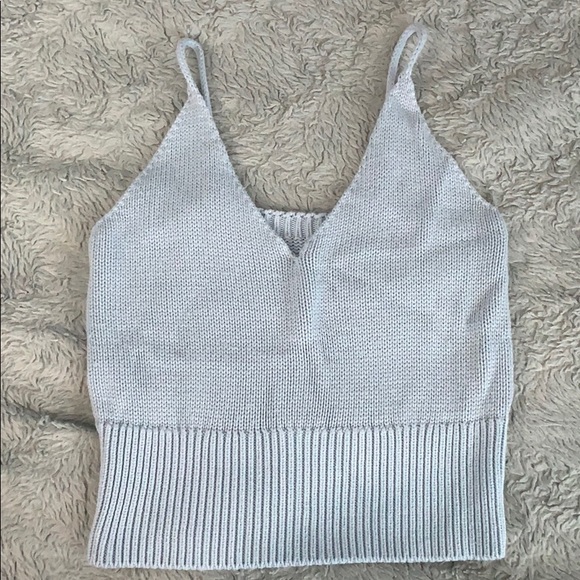 Brandy Melville Tops - Light Blue Knit Cami